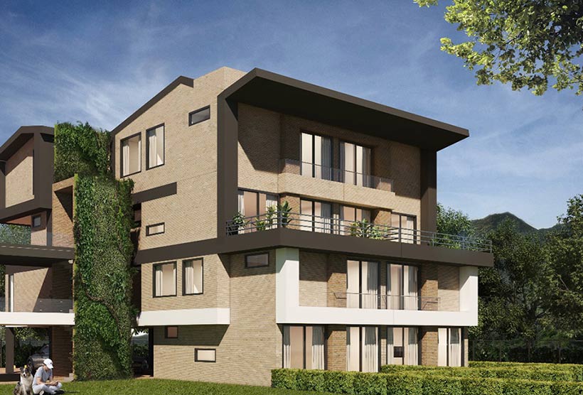 Render edificio exterior